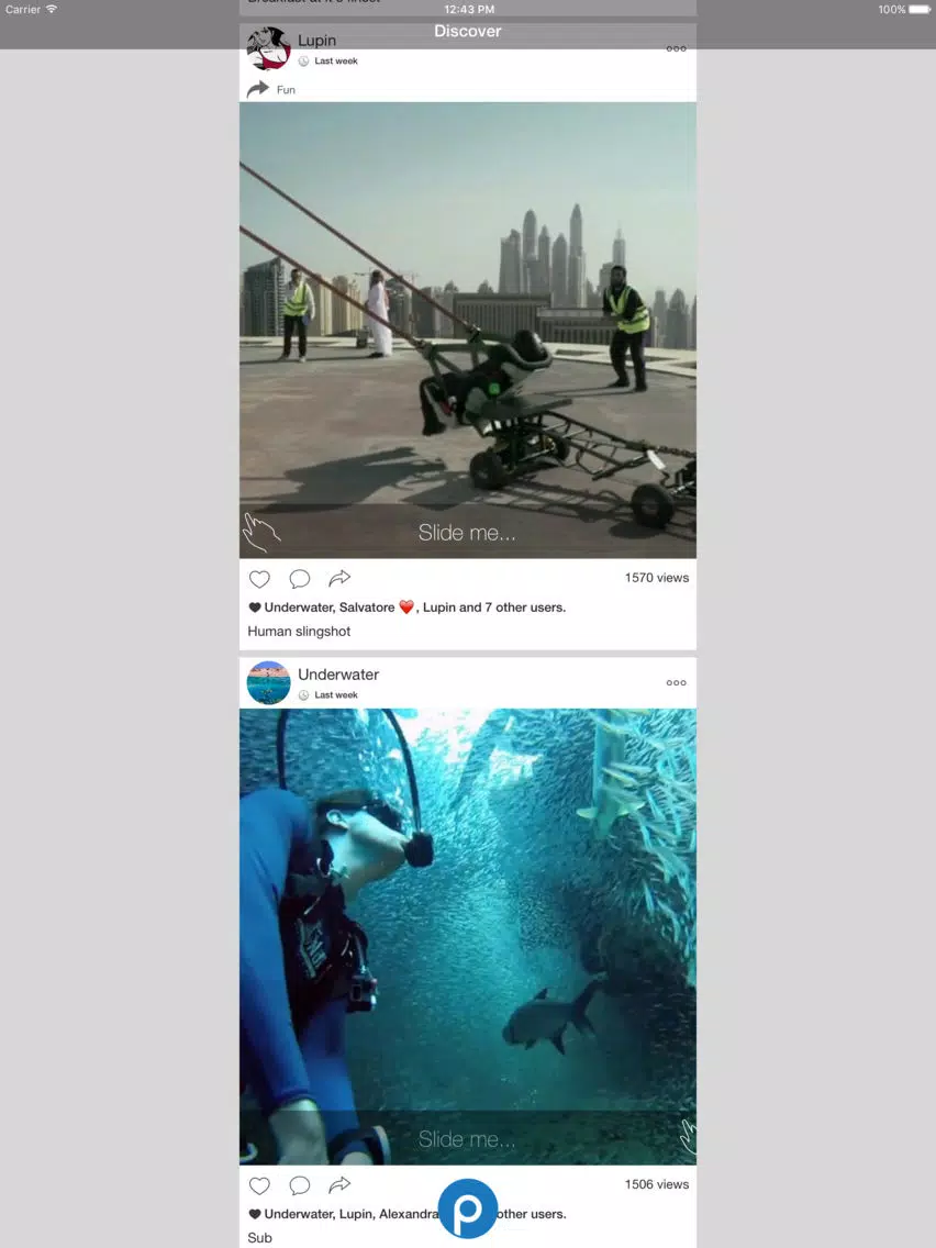 Phrames - touchable GIF camera iPad  스크린샷