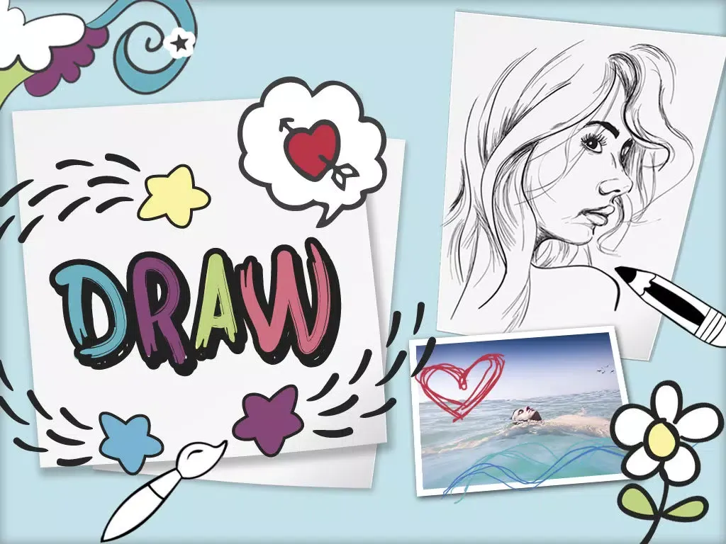 ภาพหน้าจอของ Draw and paint your sketch - for preschool children – Premium iPad 