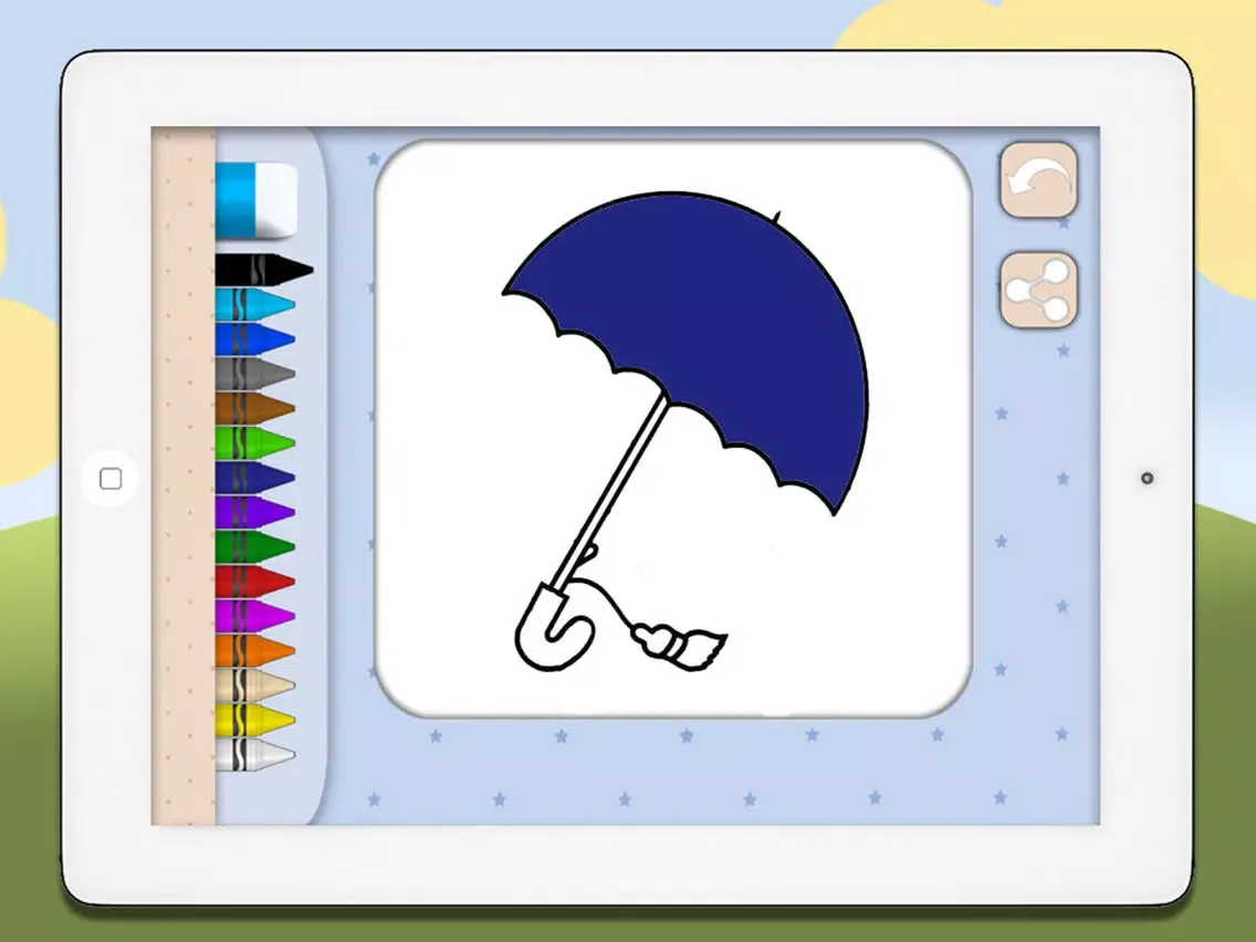Ảnh chụp màn hình của Coloring book for kids pictures and drawings to paint - Premium iPad 