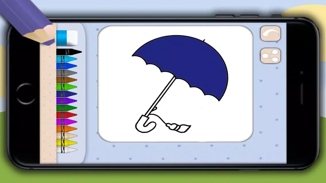 Ảnh chụp màn hình của Coloring book for kids pictures and drawings to paint - Premium