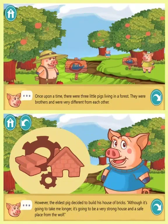 Скриншоты Three little pigs tale PRO iPad 