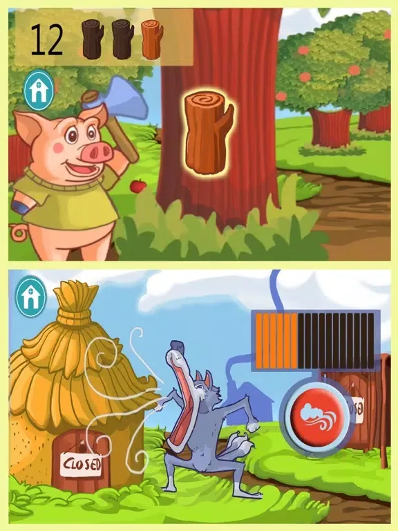 Скриншоты Three little pigs tale PRO iPad 