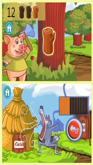 Скриншоты Three little pigs tale PRO