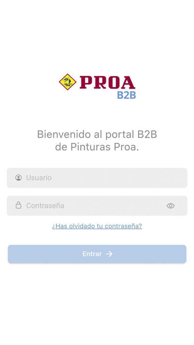 Ảnh chụp màn hình của PINTURAS PROA B2B