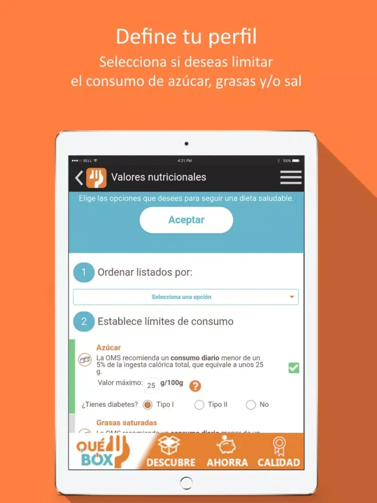 Capturas de pantalla de ¿Qué Puedo Comer? iPad 