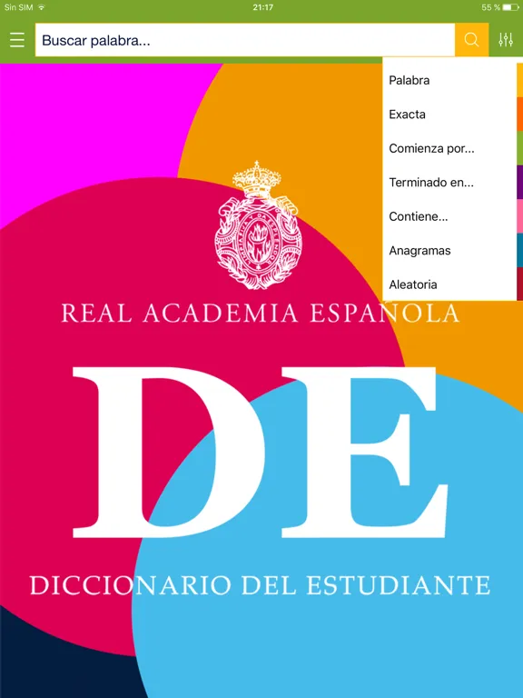 Diccionario del estudiante iPad  سکرین شاٹس