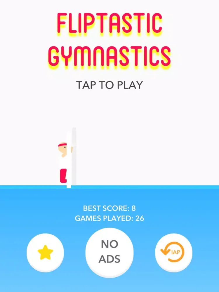 Capturas de tela do Fliptastic Gymnastics Challenge iPad 