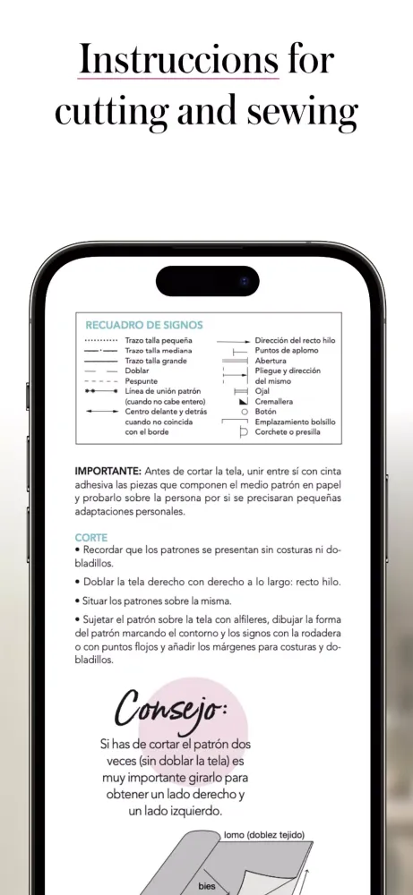 Captures d'écran de Patrones magazine