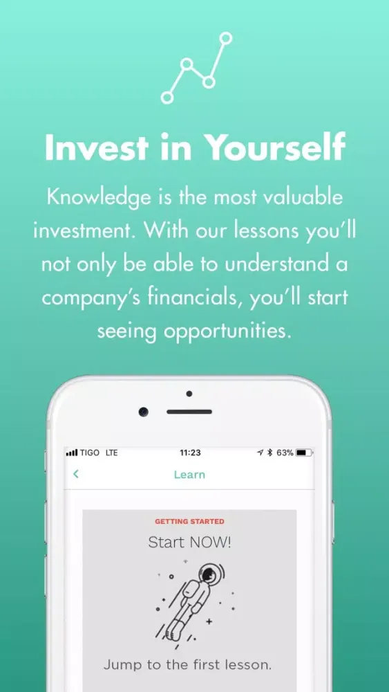 Screenshot di Pitly - Learn How to Invest