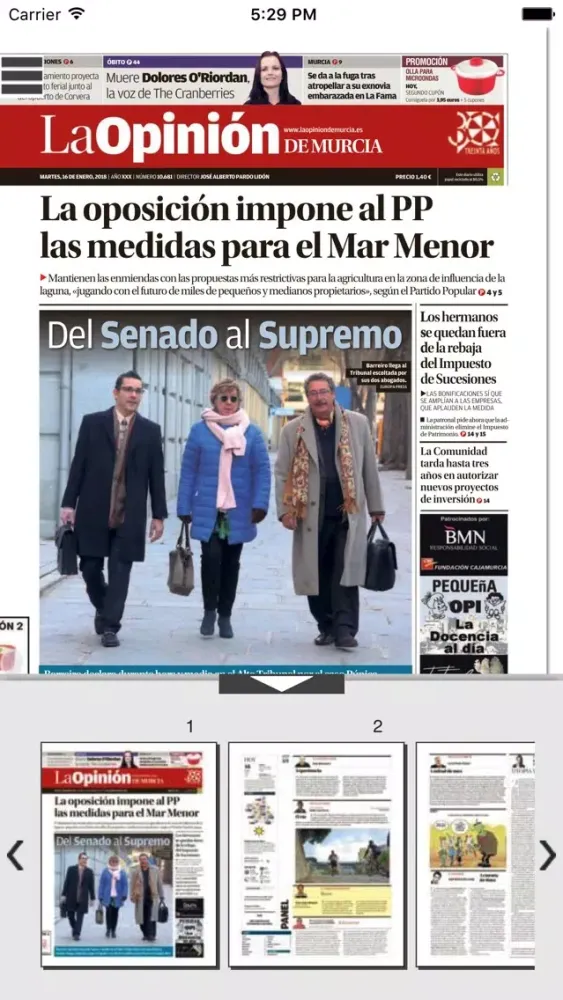 Скриншоты Kiosco La Opinión de Murcia