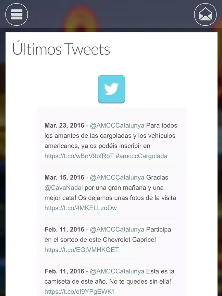 Amccc - American Car Club Catalunya iPad स्क्रीनशॉट