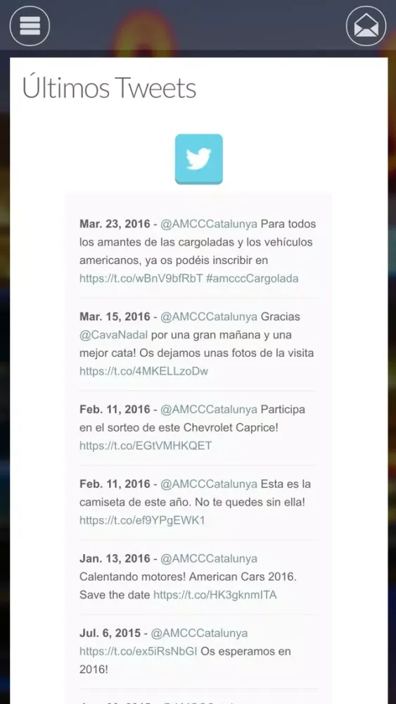 Amccc - American Car Club Catalunya स्क्रीनशॉट