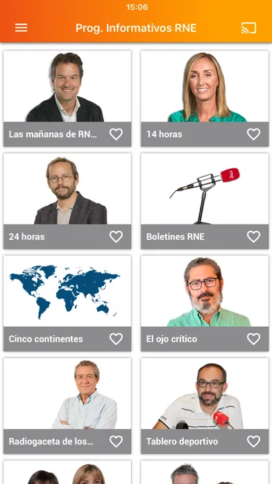Zrzuty ekranu RTVE Noticias
