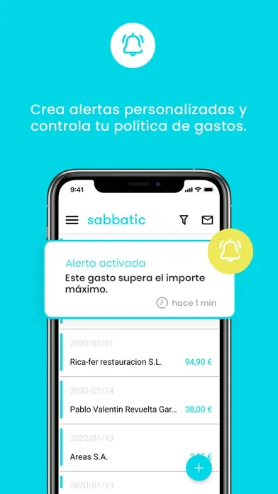 Sabbatic - Control de gastos スクリーンショット