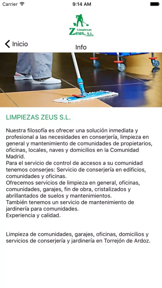 LIMPIEZAS ZEUS স্ক্রিনশট