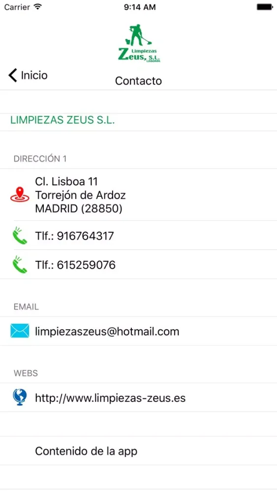 LIMPIEZAS ZEUS স্ক্রিনশট