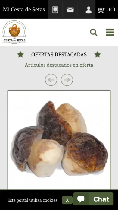 Captures d'écran de Mi Cesta de Setas