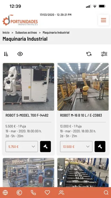 Screenshot di Oportunidades Industriales
