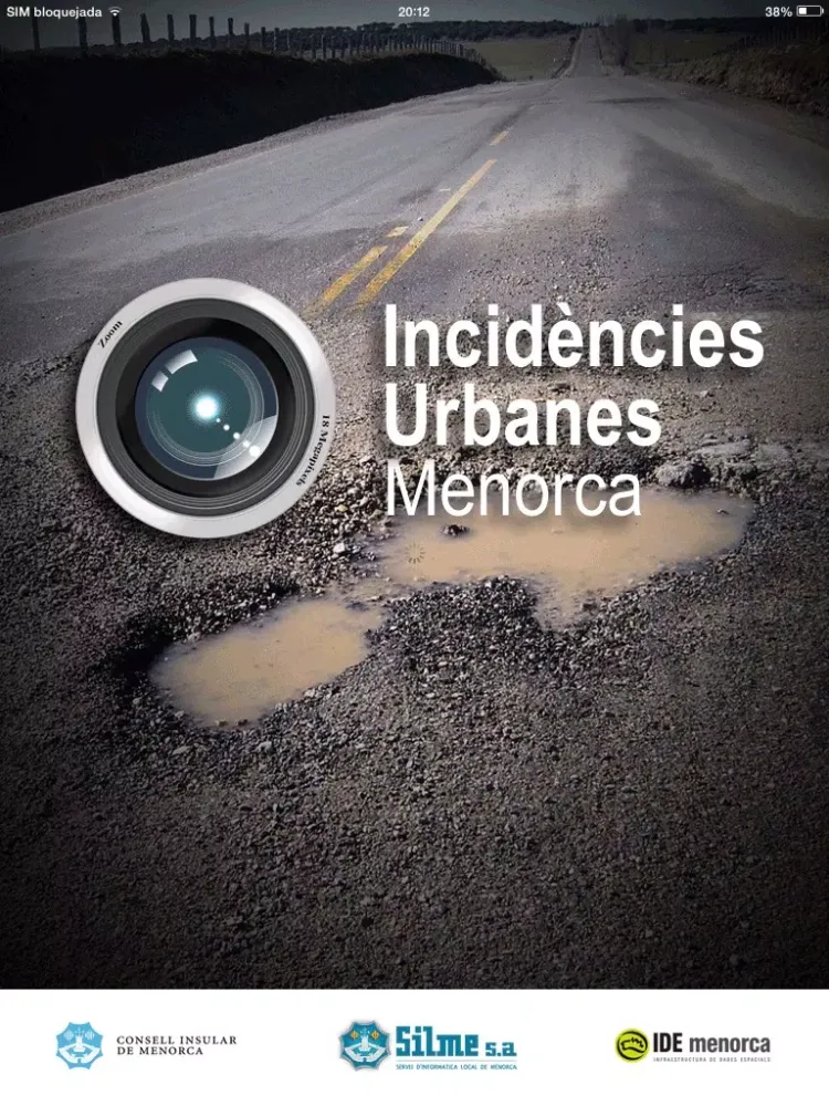 Incidencias urbanas Menorca iPad  스크린샷