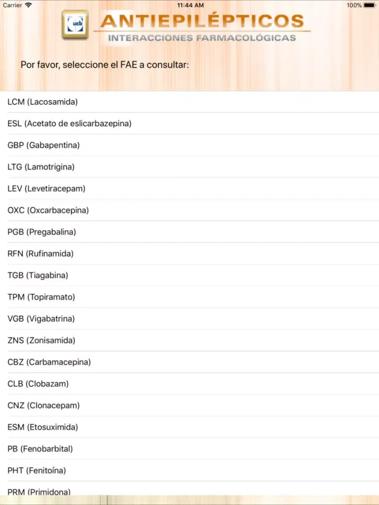 Interacciones FAEs iPad  स्क्रीनशॉट