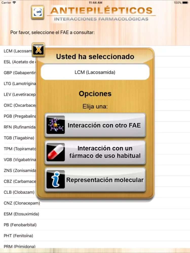 Interacciones FAEs iPad  स्क्रीनशॉट