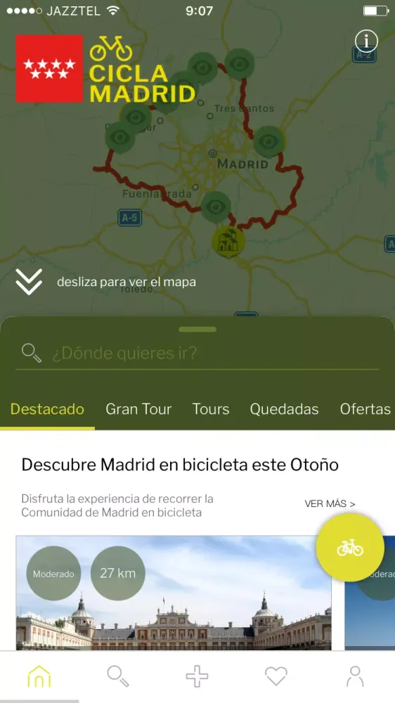 Capturas de pantalla de CiclaMadrid Conecta