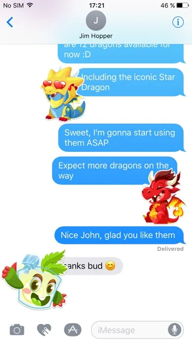 Dragon City Stickers应用截图