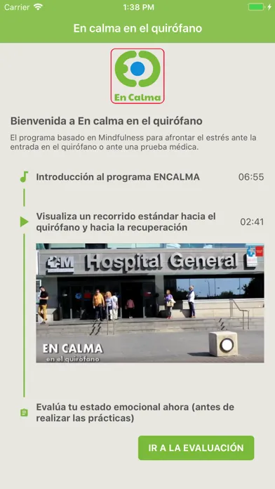Ảnh chụp màn hình của En calma en el quirófano