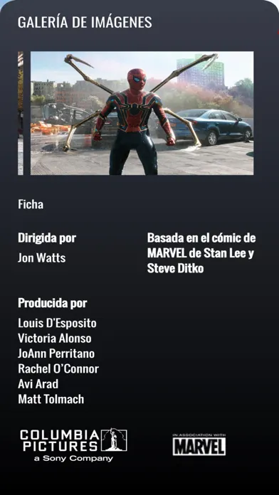 Screenshot di Sony Pictures España