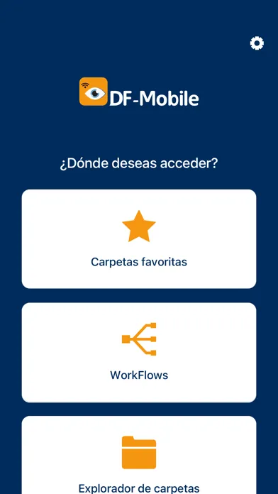 Screenshot di DF-Server Mobile