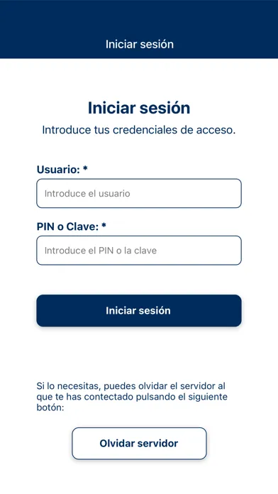 Screenshot di DF-Server Mobile