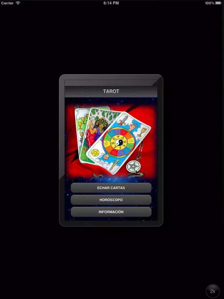 Tarot Carol Reina iPad  Screenshots
