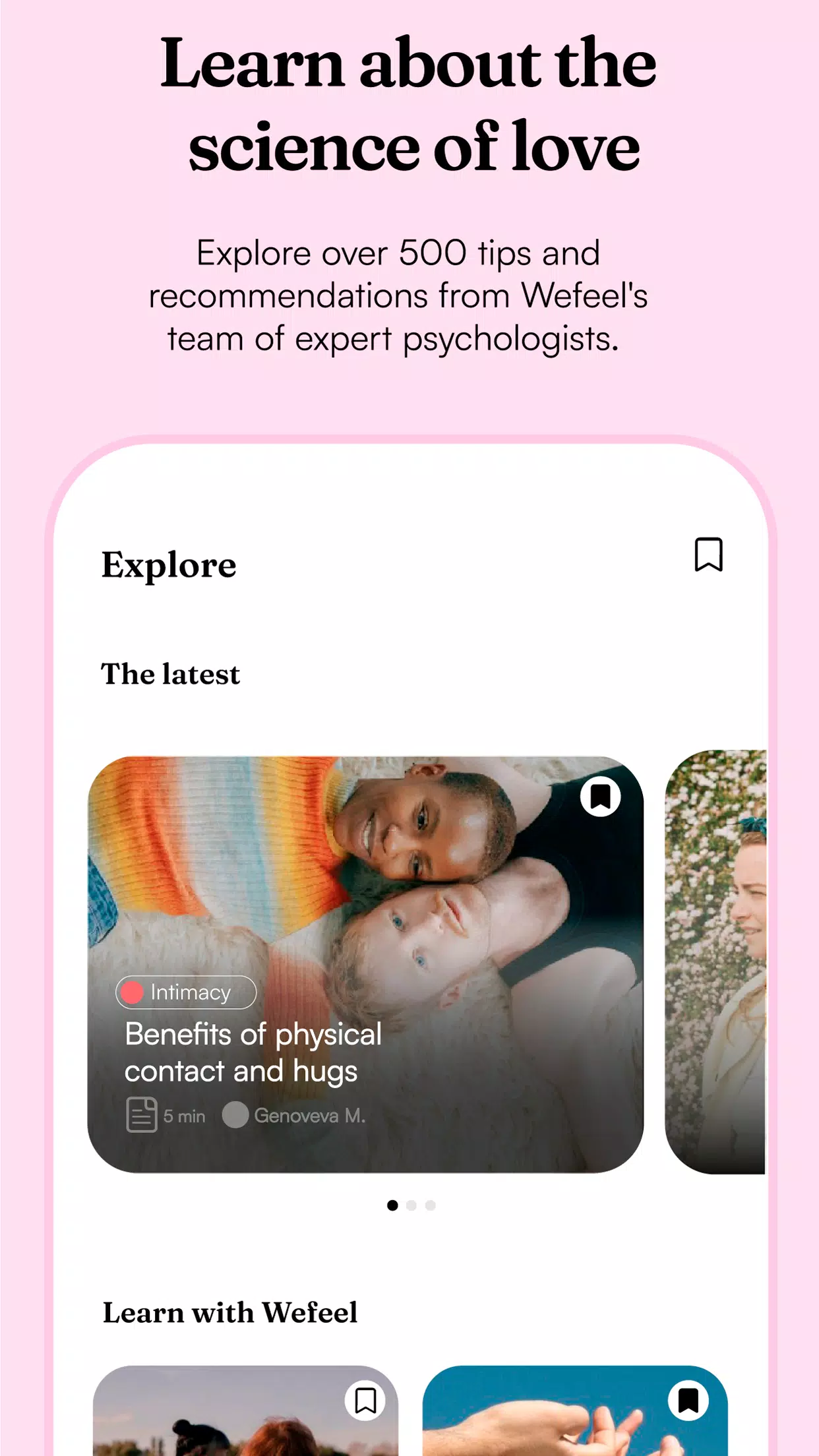 Wefeel: Healthy relationships Screenshots