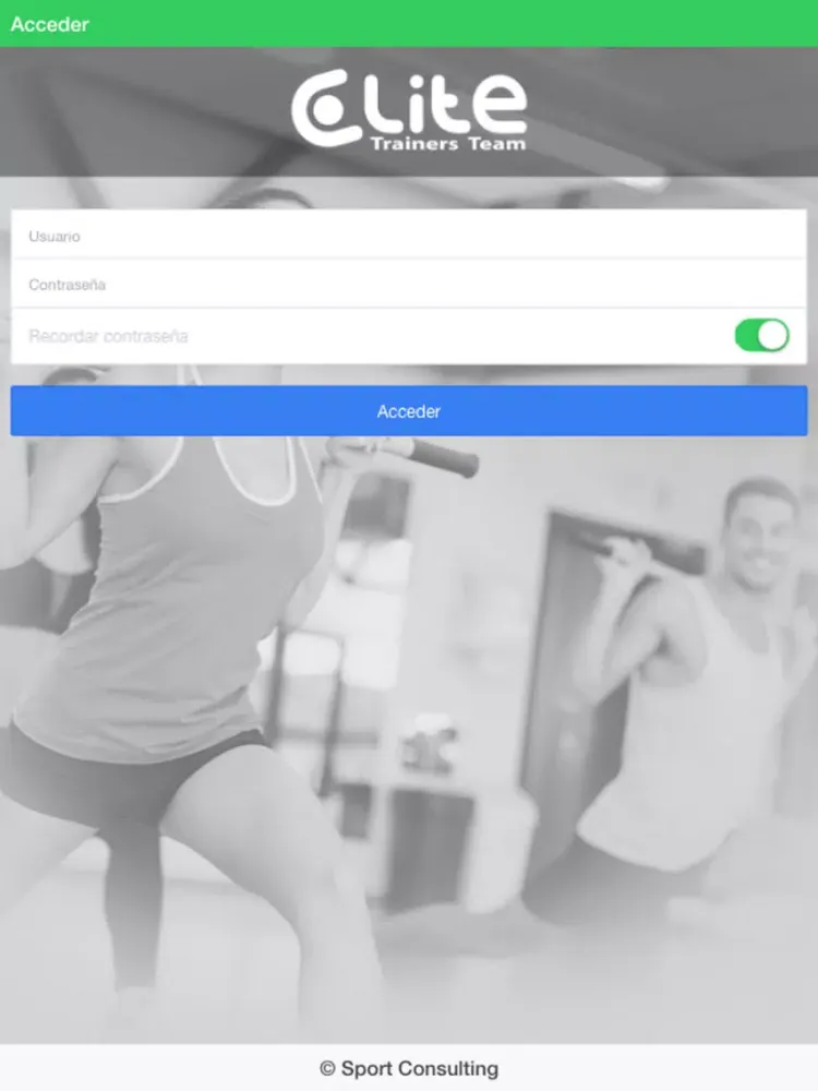 Tangkapan skrin Elite Trainers Team iPad 