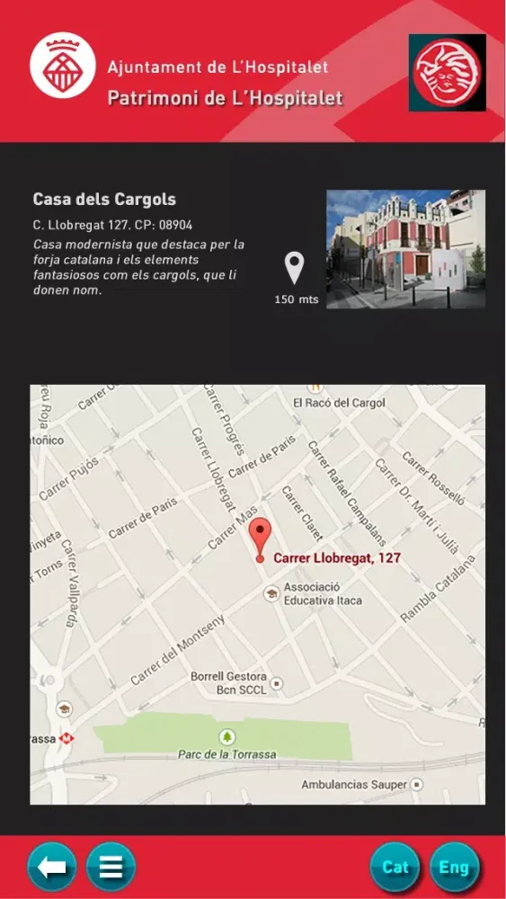 Tangkapan layar Patrimoni L'H
