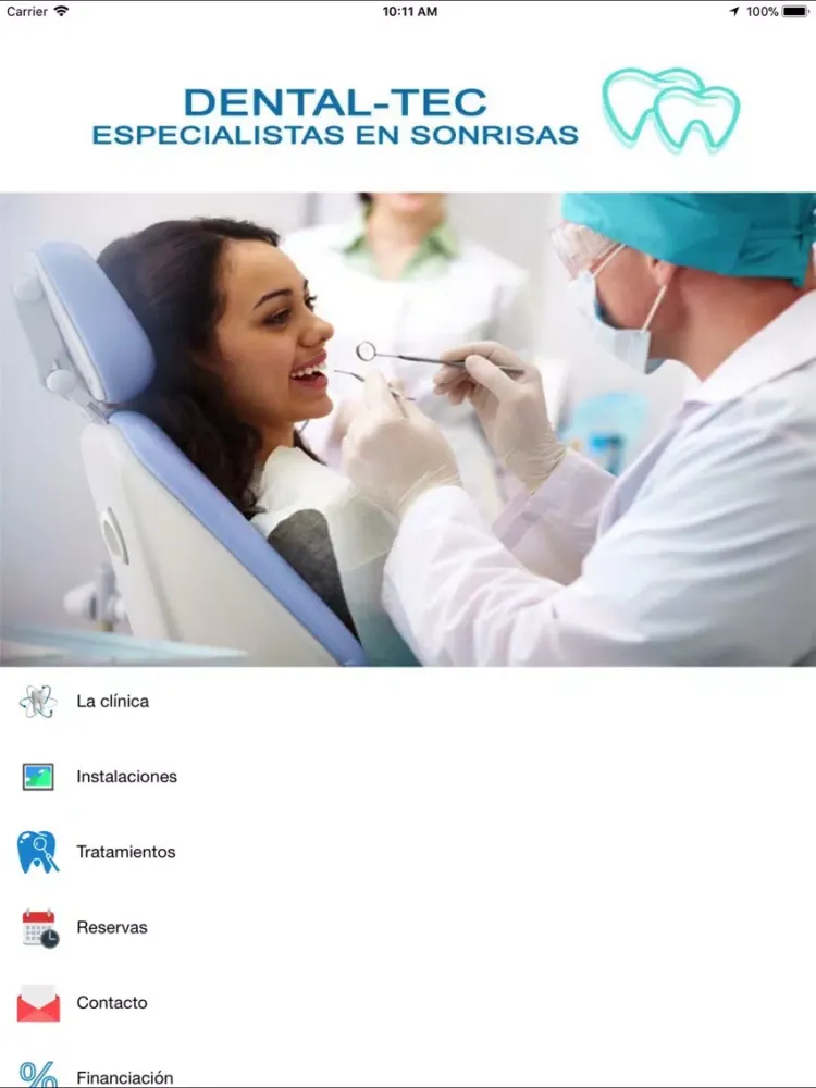 Screenshot di Dental-Tec iPad 