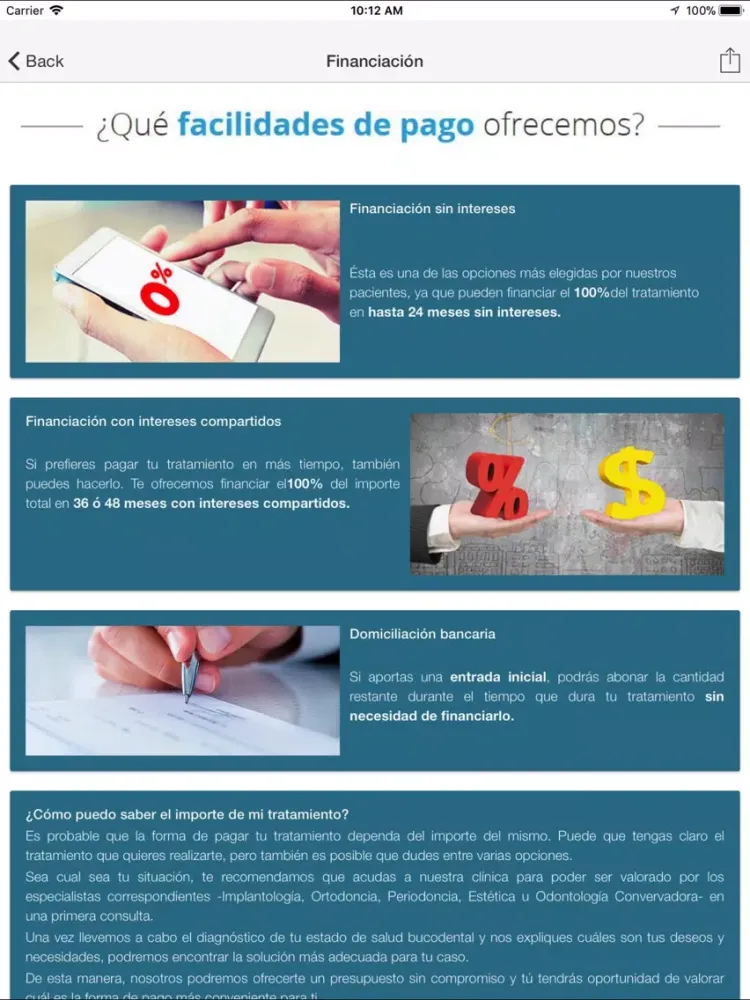Screenshot di Dental-Tec iPad 