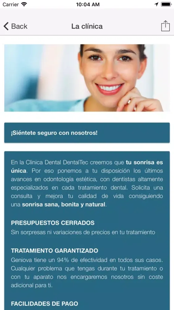 Screenshot di Dental-Tec