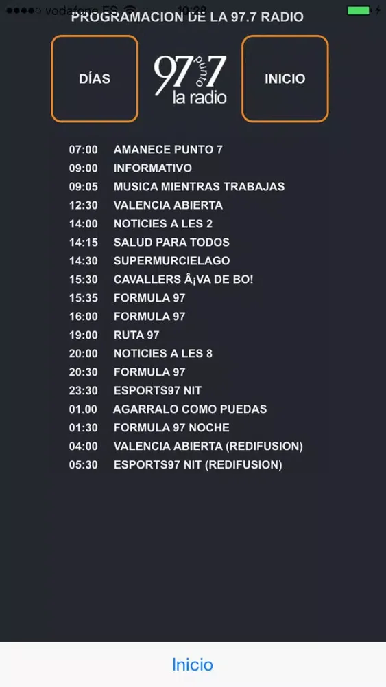 Capturas de tela do La 97.7 Emisora Independiente lider en la Comunidad Valenciana