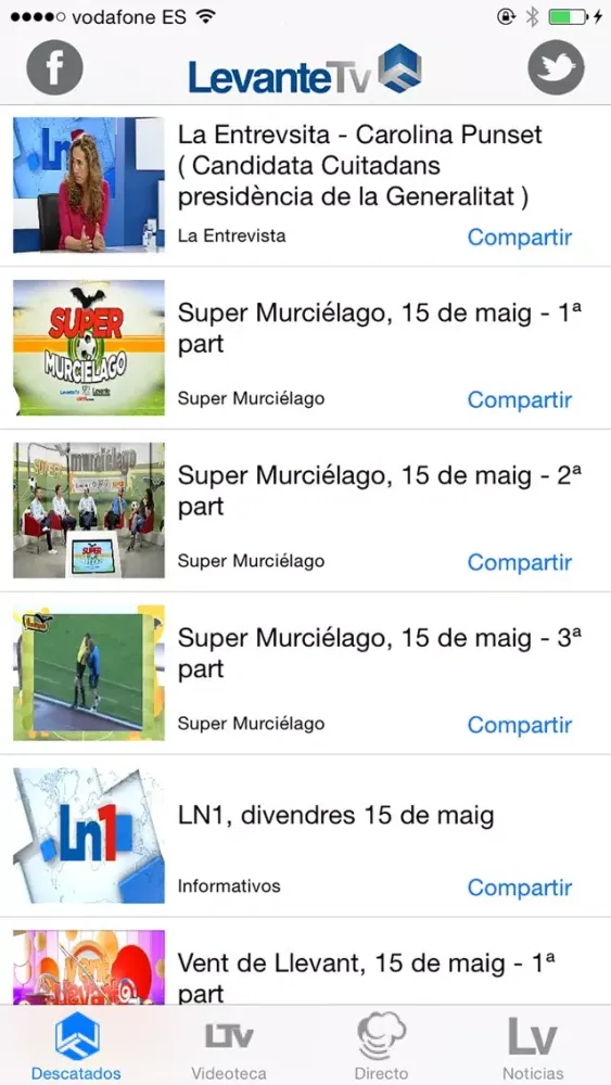 Tangkapan layar LevanteTV
