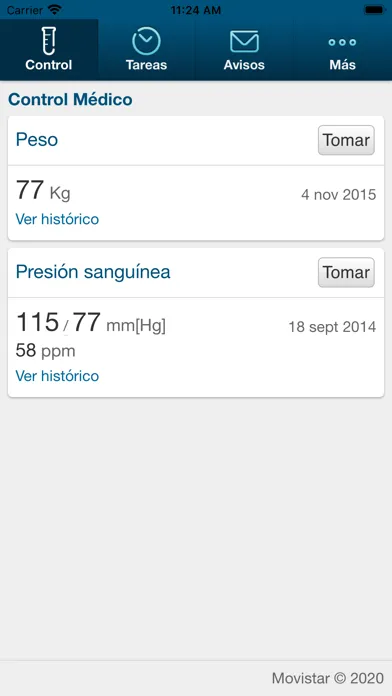 Zrzuty ekranu Seguimiento de mi salud.