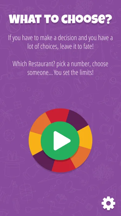 Screenshot di Decision Roulette: you choose!
