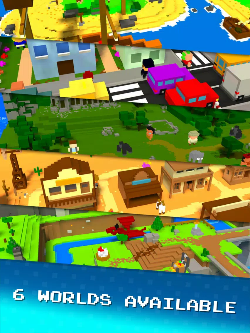 Capturas de tela do Pixel Blast 3D iPad 
