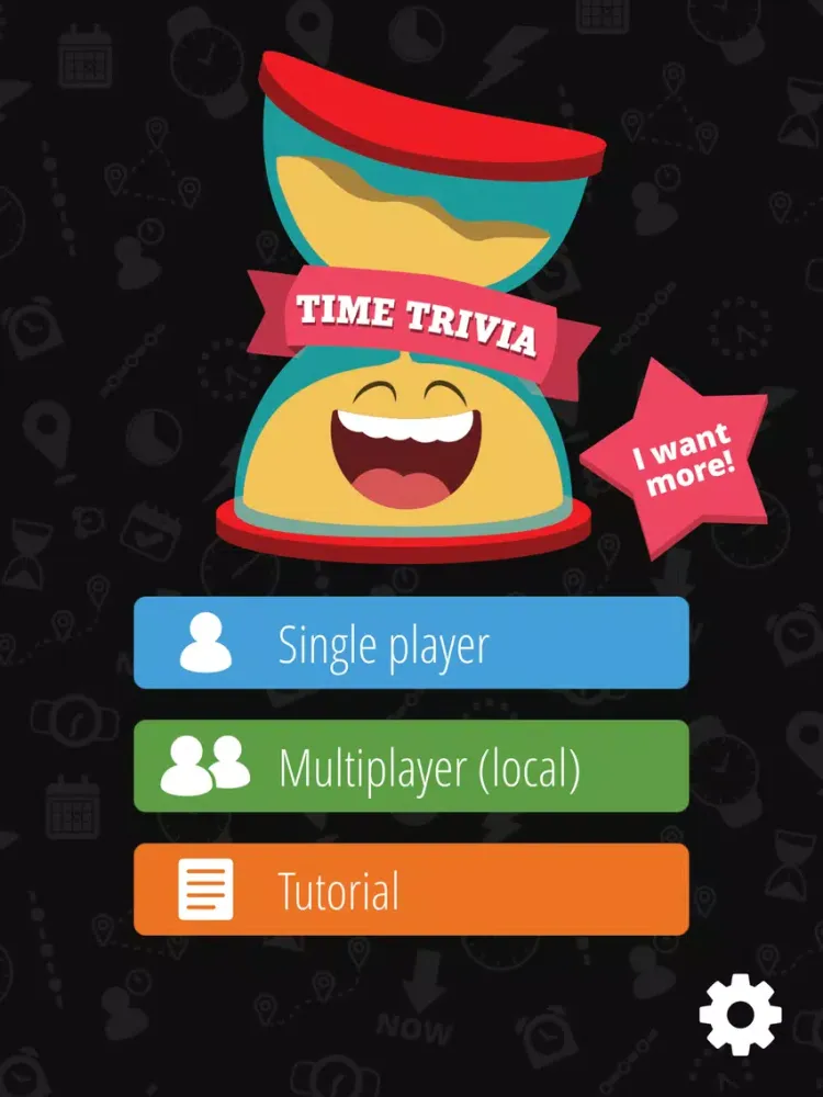 Capturas de tela do Time Trivia iPad 