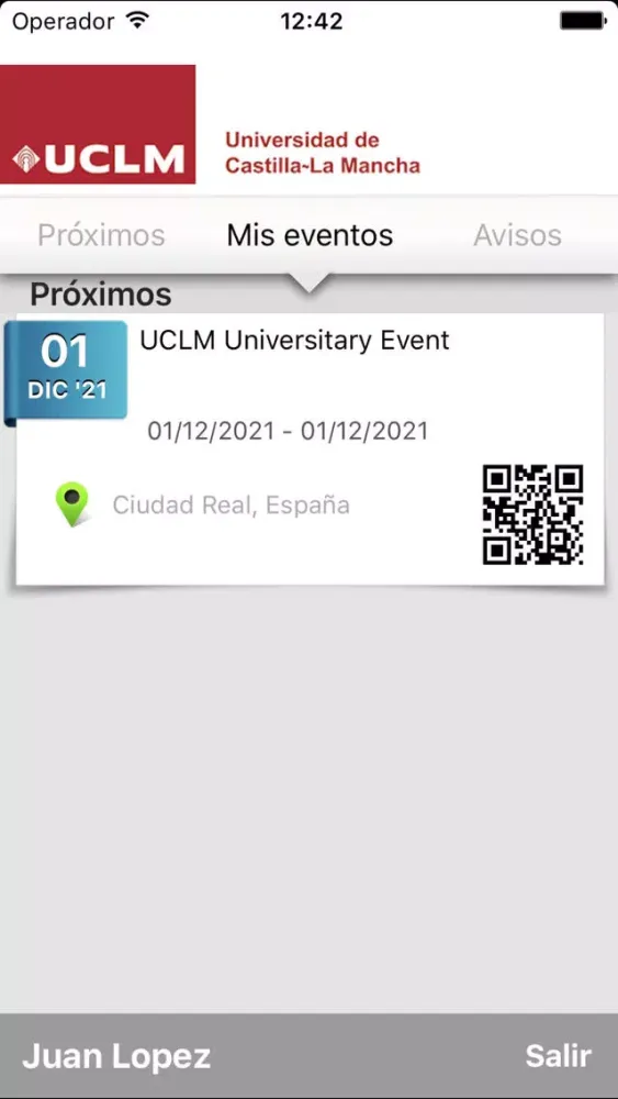 Eventos UCLM应用截图