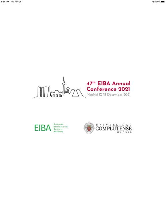 Tangkapan skrin 47 EIBA Annual Conference 2021 iPad 