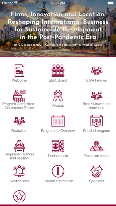 Tangkapan skrin 47 EIBA Annual Conference 2021