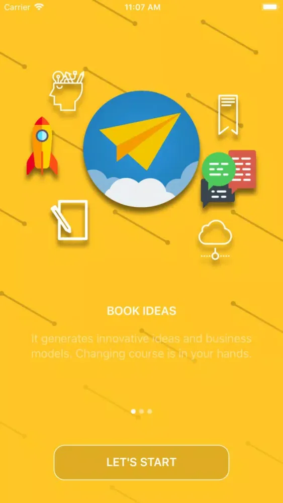 Capturas de tela do Linking Ideas