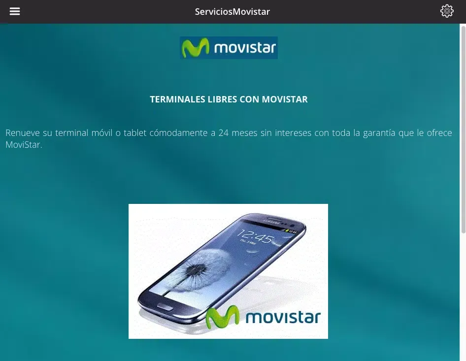 Servicios Movistar Screenshots