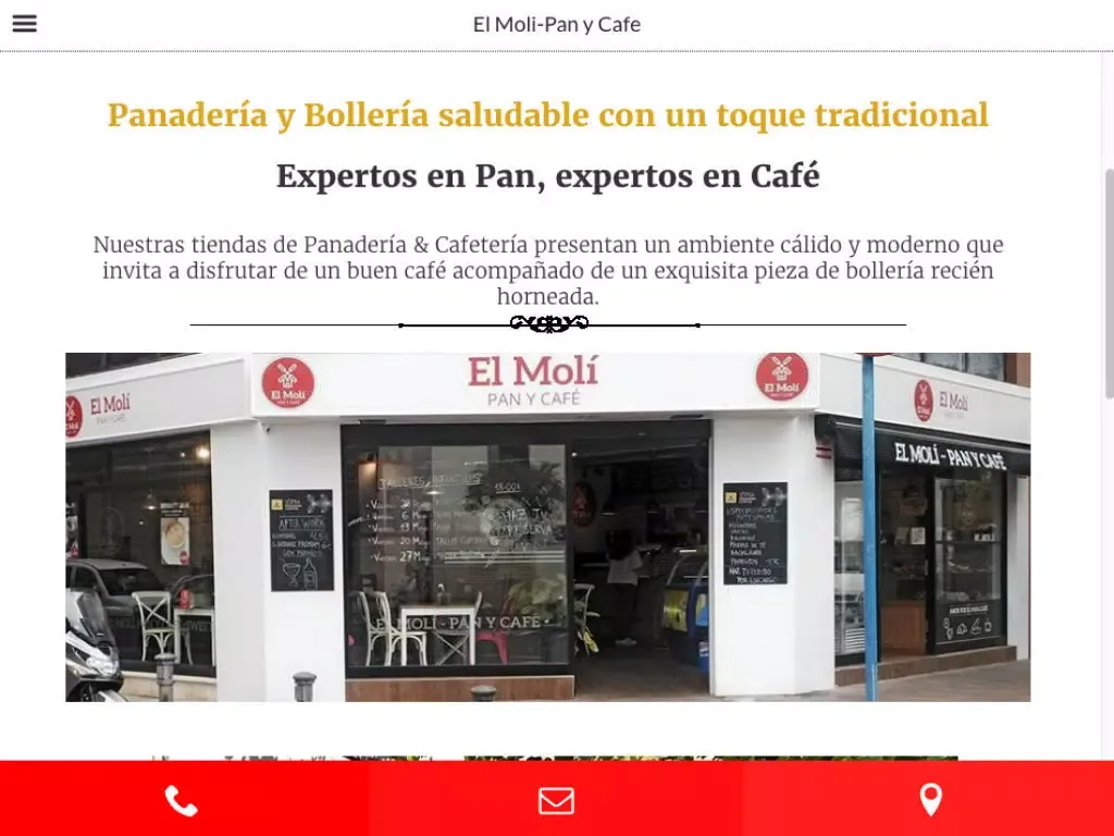 Captures d'écran de El Moli­ Pan y Cafe iPad 